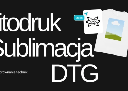 Sitodruk vs sublimacja vs DTG – porównanie technik