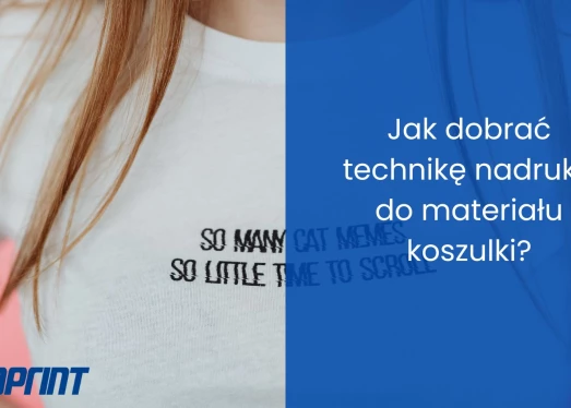 Jak dobrać technikę nadruku do materiału koszulki?