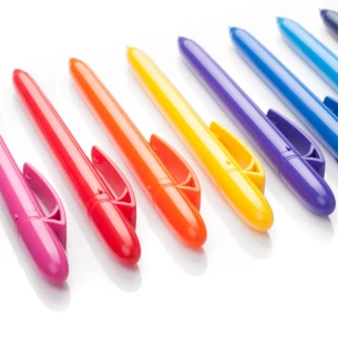 Długopis Fill Solid - Czerwony