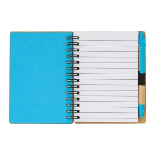 Notes gładki Smile - Niebieski