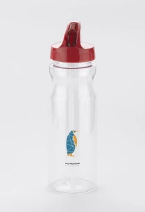 Bidon ze słomką TRANCE - Czerwony