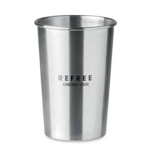 Kubek 350ml - BONGO - srebrny mat