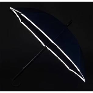 Parasol z taśmą odblaskową Refu - Niebieski