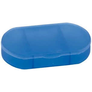 Pojemnik na tabletki z 3 przegrodami Morr - Granatowy