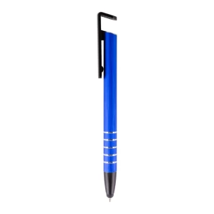 DŁUGOPIS ERRAN - TOUCH PEN, STOJAK NA TELEFON - Granatowy