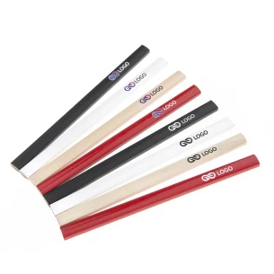 Ołówek Stolarski z nadrukiem logo - Beżowy