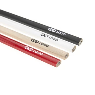 Ołówek Stolarski z nadrukiem logo - Beżowy