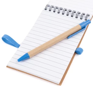 Notes Eco2 z długopisem - Czerwony
