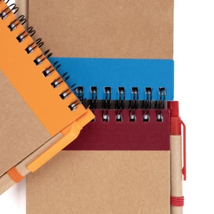 Notes Eco2 z długopisem - Czarny