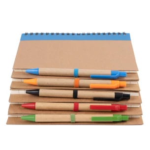 Notes Eco3 z długopisem - Czarny