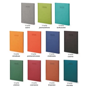 Kalendarz książkowy B5 - Rozkład Tygodniowy - Brązowy