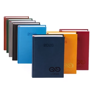 Kalendarz książkowy B5 - Rozkład Dzienny - Błękitny