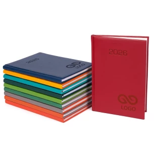 Kalendarz książkowy A5 - Rozkład Tygodniowy - Brązowy