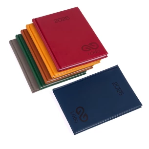 Kalendarz książkowy A5 - Rozkład Tygodniowy - Brązowy