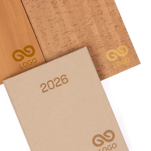 Kalendarz książkowy Nature B5 - Rozkład Tygodniowy - Wood