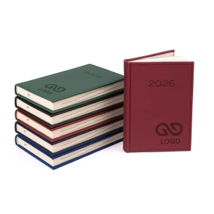 Kalendarz książkowy B6 - Rozkład Dzienny - Zielony