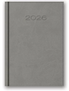 Kalendarz książkowy B6 - Rozkład Dzienny - Szary