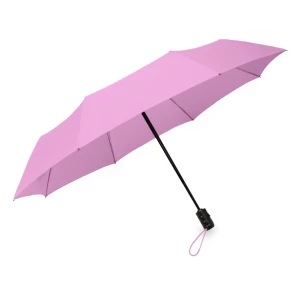 Parasol LEEDS składany, automatyczny - Fioletowy