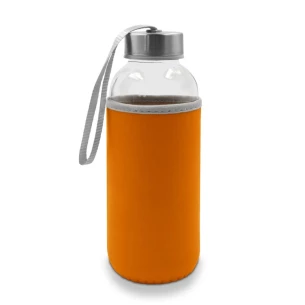 Szklana butelka 420 ml Bob - pomarańczowy