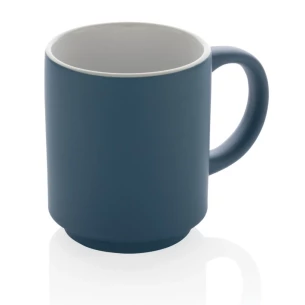Kubek ceramiczny Echo - Niebieski
