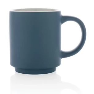 Kubek ceramiczny Echo - Niebieski