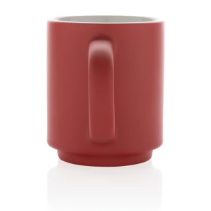 Kubek ceramiczny Echo - Czerwony