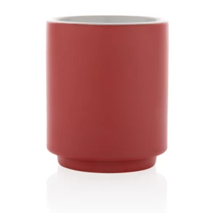 Kubek ceramiczny Echo - Czerwony