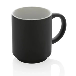 Kubek ceramiczny Echo - Czarny
