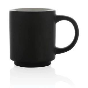 Kubek ceramiczny Echo - Czarny