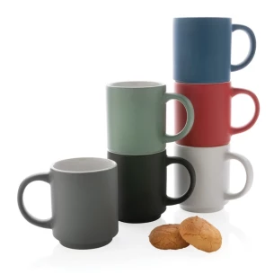 Kubek ceramiczny Echo - Czarny