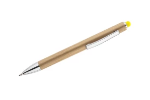 Touch pen bambusowy TUSO - żółty