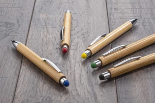 Touch pen bambusowy TUSO - zielony