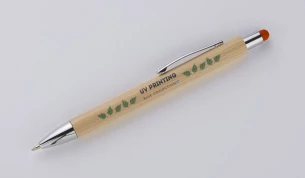 Touch pen bambusowy TUSO - czerwony
