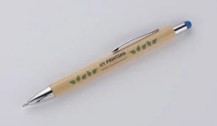 Touch pen bambusowy TUSO - niebieski