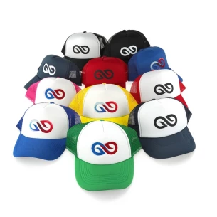 Czapeczka Trucker - Niebieski/Biały