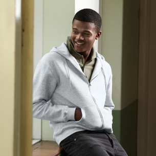 Bluza FOTL Zip Through Hooded Sweat - Niebieski