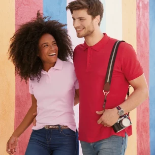 Koszulka Damska Polo Premium Fruit Of The Loom - Zielony