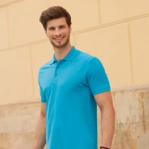 Koszulka Polo Premium Fruit Of The Loom - Granatowy