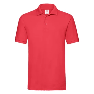 Koszulka Polo Premium Fruit Of The Loom - Czerwony