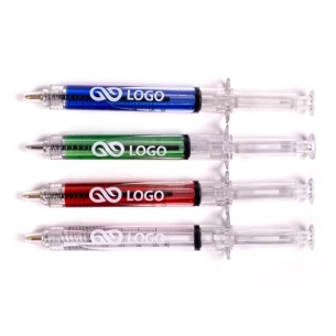 Długopis Strzykawka - Niebieski