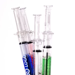 Długopis Strzykawka - Niebieski