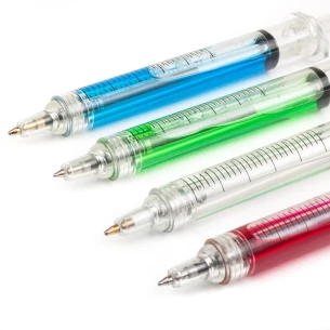 Długopis Strzykawka - Czerwony