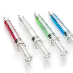 Długopis Strzykawka - Czerwony